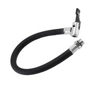 Tyre Inflator Hose - 14.57 Inches Copper Rubber Adapter | Tire Valve Extension Hose | Universal Air Pump Connector | Auto Bicycle Tyre Inflator Accessory For Cars, SUVs, Motorcycles