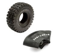 Tyre + Innertube 300-4 3.00x4 Mini Moto Bike ATV 3.50-4 9x3.5-4 Minimoto 4 Inch 4 Ply