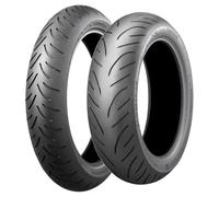 TYRE PAIR BRIDGESTONE 100/80-16 50P BATTLAX SC1 + 160/60-15 67H BATTLAX SC2