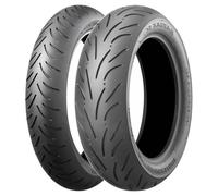 TYRE PAIR BRIDGESTONE 120/70-13 53P + 140/70-12 65L BATTLAX SC1