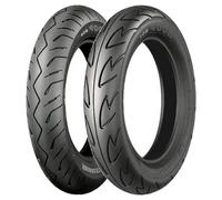Bridgestone Hoop-b01 50j Tl Scooter Front/rear Tire Black 90 / 90 / R10