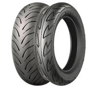 TYRE PAIR BRIDGESTONE 130/60-13 53L HOOP B02 + 3.50-10 59J HOOP B01