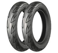 TYRE PAIR BRIDGESTONE 130/90-10 61J + 3.50/ -10 51J HOOP B01
