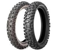 TYRE PAIR BRIDGESTONE 70/100-10 MOTOCROSS M404 + 90/100-14 MOTOCROSS M204