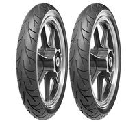 TYRE PAIR CONTINENTAL 100/90-19 57V + 130/90-17 68V GO