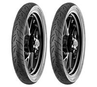 TYRE PAIR CONTINENTAL 2.75-18 48P + 120/70-17 58P STREET