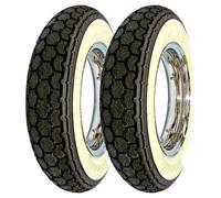 TYRE PAIR CONTINENTAL 3.50-10 59J + 3.00-10 50J K62 WW