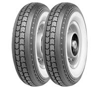 TYRE PAIR CONTINENTAL 3.50-8 46J + 3.00-12 47J LB M/C WW