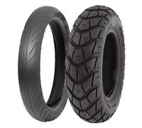 TYRE PAIR DELI TYRE 80/80-16 46M SB-108 + 150/80-10 65L SC-101