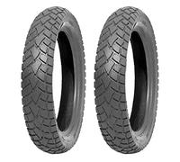 TYRE PAIR DELI TYRE 90/90-21 54R + 130/80-17 65S SB-117
