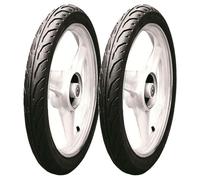 TYRE PAIR DUNLOP 100/80-14 48P + 120/80-14 58P TT900