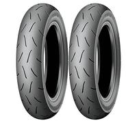 TYRE PAIR DUNLOP 100/90-12 49J TT93 GP DOT 2021 + 120/70-12 51L TT93 GP