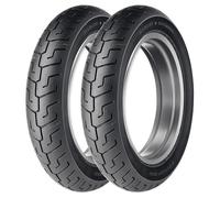 TYRE PAIR DUNLOP 100/90-19 51V + 160/70-17 73V K591 H.D.