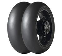 TYRE PAIR DUNLOP 120/70-17 + 180/55-17 GP RACER D212 SLICK M