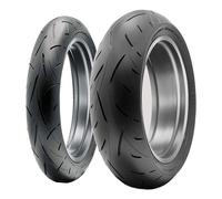 TYRE PAIR DUNLOP 120/70-17 (58W) + 180/55-17 (73W) ROADSPORT 2
