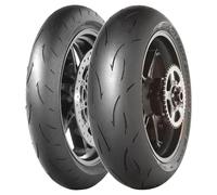 TYRE PAIR DUNLOP 120/70-17 GP RACER D212 M + 190/55-17 GP RACER D212 E