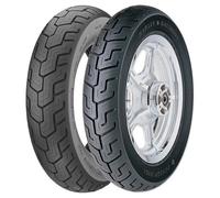 TYRE PAIR DUNLOP 120/90-17 64S D404 (G) + 130/90-16 73H D401 H.D.