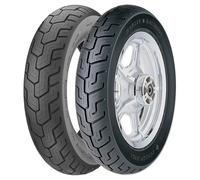 TYRE PAIR DUNLOP 120/90-17 64S D404 (G) + 150/80-16 77H D401 H.D.