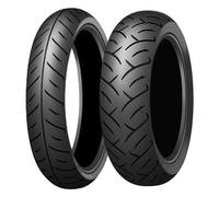 TYRE PAIR DUNLOP 130/60-19 61H D254 + 180/55-17 73H D256