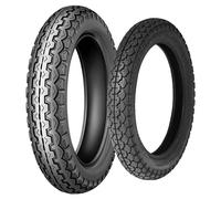 TYRE PAIR DUNLOP 2.75-18 42S K82 + 3.50-19 57P K70