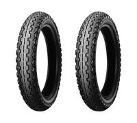 TYRE PAIR DUNLOP 4.10-18 59H + 3.60-19 52H K81 TT100