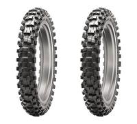 TYRE PAIR DUNLOP 60/100-10 33J + 90/100-16 51M GEOMAX MX53