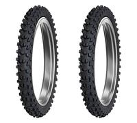 TYRE PAIR DUNLOP 60/100-12 36J + 90/100-16 51M GEOMAX MX34