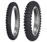 TYRE PAIR DUNLOP 70/100-19 42M + 100/90-19 57M GEOMAX MX34