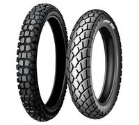TYRE PAIR DUNLOP 70/100-19 42P D605 + 130/80-17 65P D602