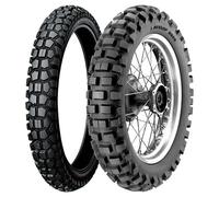 TYRE PAIR DUNLOP 70/100-19 42P D605 + 130/90-17 68R D606