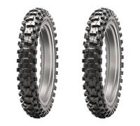 TYRE PAIR DUNLOP 80/100-21 51M + 70/100-10 41J GEOMAX MX53