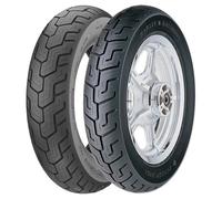 TYRE PAIR DUNLOP 80/90-21 48H D404 + 200/55-17 78V D401 H.D.