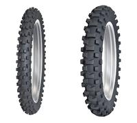 TYRE PAIR DUNLOP 90/100-21 57M + 110/100-18 64M GEOMAX AT82