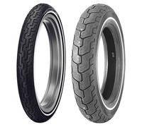 TYRE PAIR DUNLOP MT90-16 72H D402 SW H.D. + MT90-16 74H D402 SW HARLEY. D.