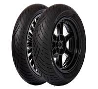 TYRE PAIR EUROGRIP 110/90-12 64P + 130/70-12 62P BEE CONNECT