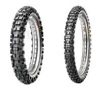 TYRE PAIR MAXXIS 80/100-12 M7305 MAXXCROSS + 60/100-14 M7304 MAXXCROSS