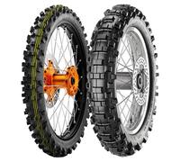 TYRE PAIR METZELER 90/100-21 6DAYS EXTR MST SUPER S + 120/90-18 6DAYS EXTR M