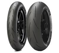 TYRE PAIR METZELER RACETEC RR 120/70-17 K1 DOT2022 + 180/55-17 K2 DOT20