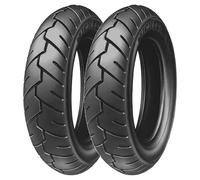 TYRE PAIR MICHELIN 110/80-10 58J S1 DOT 2022 + 100/90-10 56J S1
