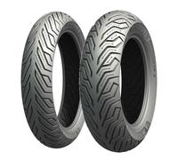 TYRE PAIR MICHELIN 130/70-13 63S + 130/70-12 62S CITY GRIP 2
