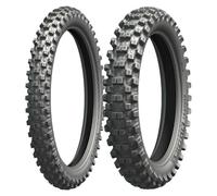 TYRE PAIR MICHELIN 80/100-21 51R + 120/90-18 65R TRACKER