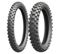 TYRE PAIR MICHELIN 80/100-21 51R + 140/80-18 70R TRACKER