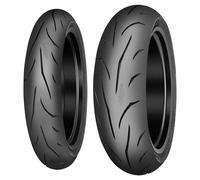 TYRE PAIR MITAS 100/80-17 52S + 130/70-17 62S SPORT FORCE +