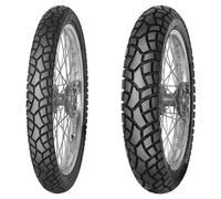 TYRE PAIR MITAS 100/90-19 57S + 120/80-18 62S MC24 INVADER M+S