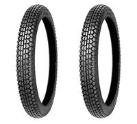 TYRE PAIR MITAS 3.00 -19 57P H-02 + 3.25/ -18 59P H-03