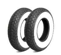 TYRE PAIR MITAS 4.00 -8 66J + 3.50/ -8 46J B-13 FASCIA BIANCA