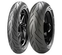 TYRE PAIR PIRELLI 100/80-17 52H + 180/55-17 (73W) DIABLO ROSSO III 3