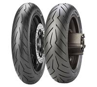 TYRE PAIR PIRELLI 100/90-10 56J + 140/70-13 61P DIABLO ROSSO SCOOTER