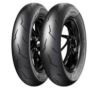 TYRE PAIR PIRELLI 110/70-12 47P + 120/80-12 55P DIABLO ROSSO SCOOTER SC