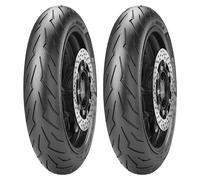 TYRE PAIR PIRELLI 120/70-13 53P + 110/70-13 54S DIABLO ROSSO SCOOTER